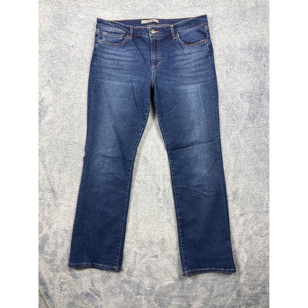Joe's Jeans Womens 32 Blue Straight Leg Mid-Rise England Denim